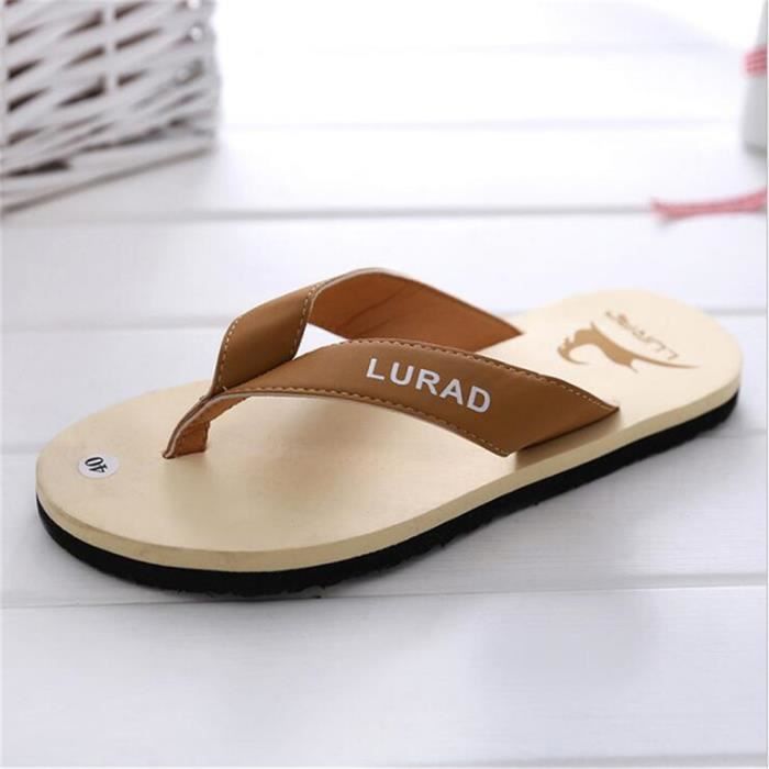 Hommes Tongs Nouvelle arrivee Tons Marque De Luxe Tong Confortable