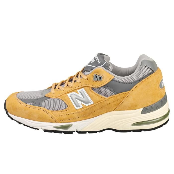 New balance 991 homme marron best sale
