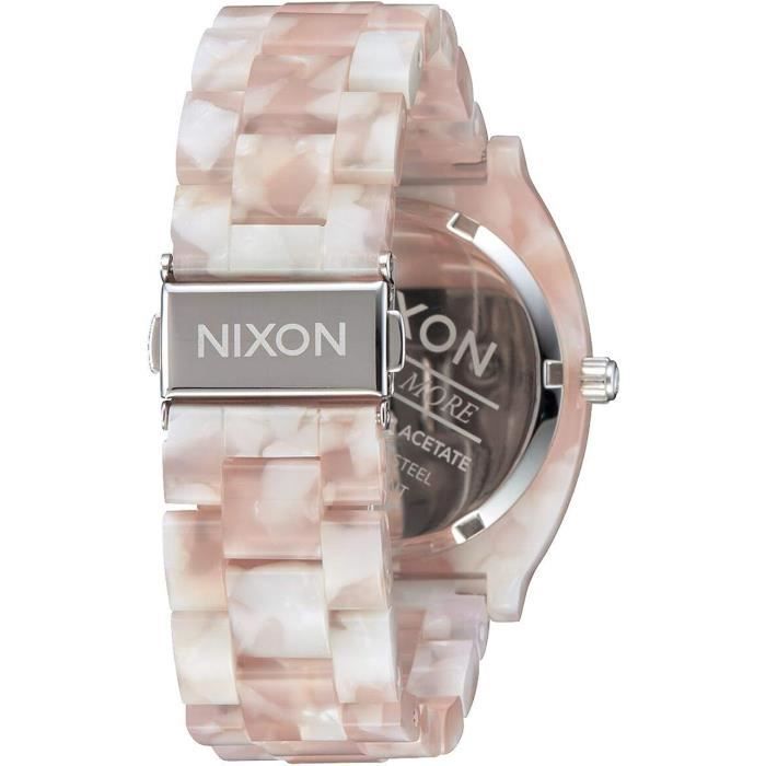 Montre Nixon Time Teller Acetate pour femme avec bracelet en