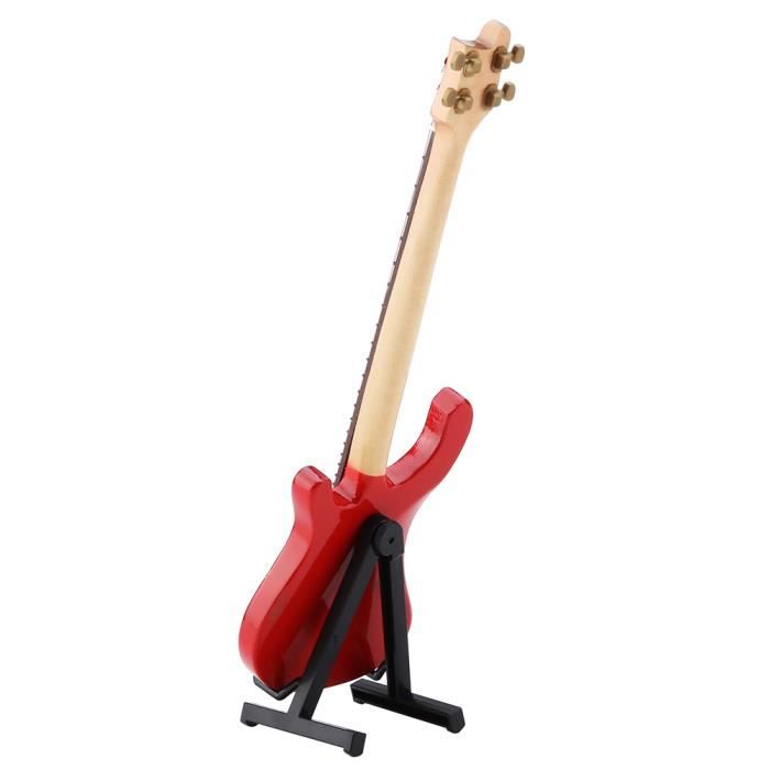 Mini Guitare Basse Steve Harris (Iron Maiden) – Réplique Ornementale 1/4, Faite Main – Cadeau Idéal Pour Musiciens