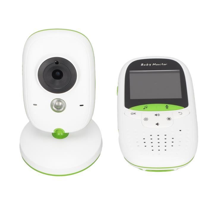 Baby Monitor Moniteur Pour Bébé Avec Caméra Audio 2,4 Ghz Sans Fil Portée  De 900 Pieds Conversation Bidirectionnelle