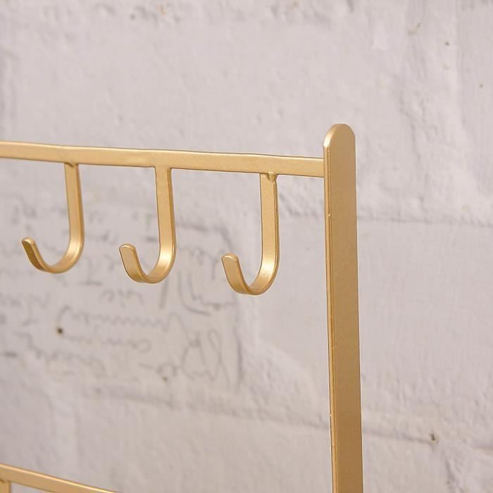 Nbeads Présentoir à Bijoux Mural Suspendu - Organisateur Boucles D'Oreilles, Colliers Et Bracelets