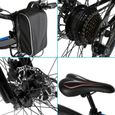 VTT 26 pouces Vélo électrique de montagne pliable avec batterie au Lithium-Ion - EU prise - noir-3