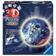 Puzzle 3D Ball illuminé - Les astronautes - Ravensburger - 72 pièces - Thème Astrologie et ésotérisme-3