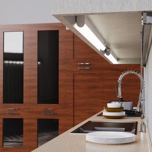 B.K.Licht - Éclairage de cuisine - spots sous meuble - éclairage sous le  comptoir 