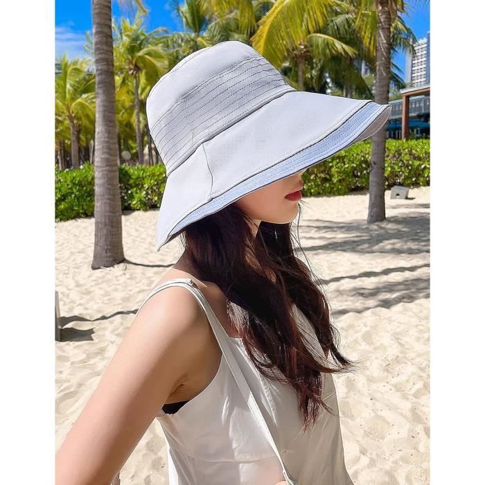 Chapeau de pluie transparent à large bord pour femme, casquette de soleil  solide, protection UV, été, plage, voyage, plastique, mode E27, nouveau,  2018 - AliExpress