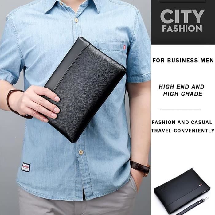Pochette homme outlet main