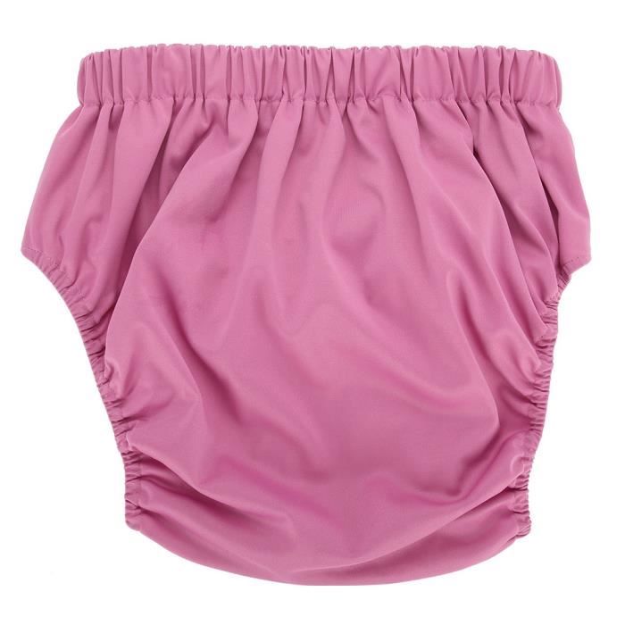 Couche Lavable En Tissu Pour Adulte Protection Fuites Rose - Réutilisable Et Réglable