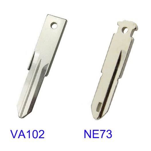 Coque De Clé Voiture 3 Boutons Avec Lame - Compatible Renault Clio, Twingo, Opel Vivaro, Etc. - Transfert De Composants Facile - Sans électronique - 8
