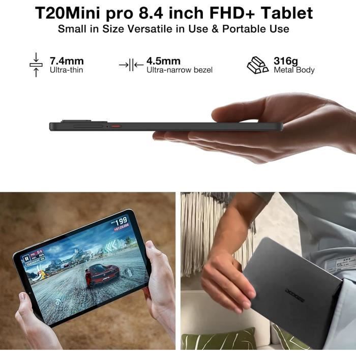 DOOGEE T20 Mini Tablette Android 13, Tablette Tactile 2.3K 8.4