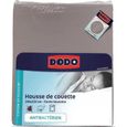 DODO - Housse de couette - 240x220 cm - Coton - Antibactérien - Taupe-4