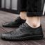 Chaussures Casual Main Pois D Ete Chaussures Hommes Respirant A Lacets Chaussures Bateau Noir Noir Achat Vente Basket Multisport Soldes Cdiscount