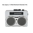 radio portable vintage Lecteur de Cassettes Portable, pour Walkman Cassette Recorder Player AM FM Radio, son autoradio-0