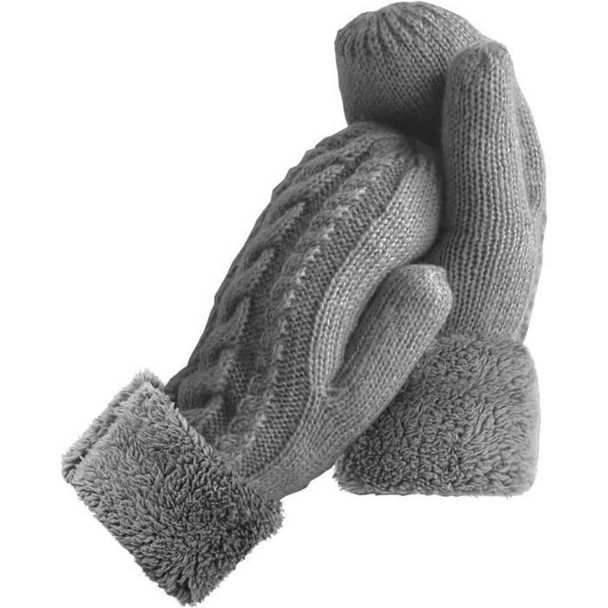 Moufles Femme Bearbro 2 Paires Mitaines Hiver Mitaines Sans Doigts Ch Poignet Main Bras Mitaines Tricotes Simples Elegants Amz Gants Femme