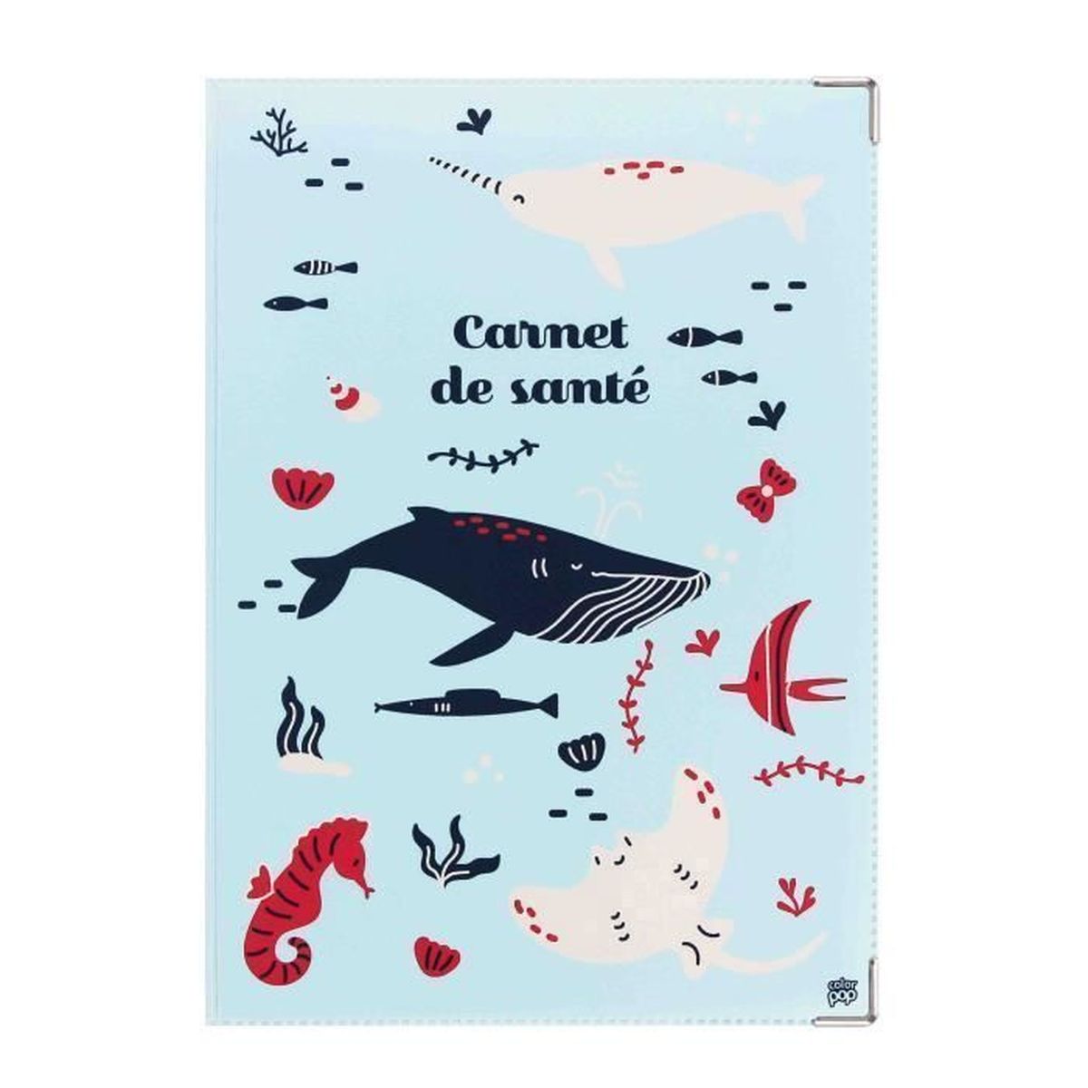 Protège Carnet De Santé Feuillage - Fabrication Française - Housse Carnet Bébé Enfant