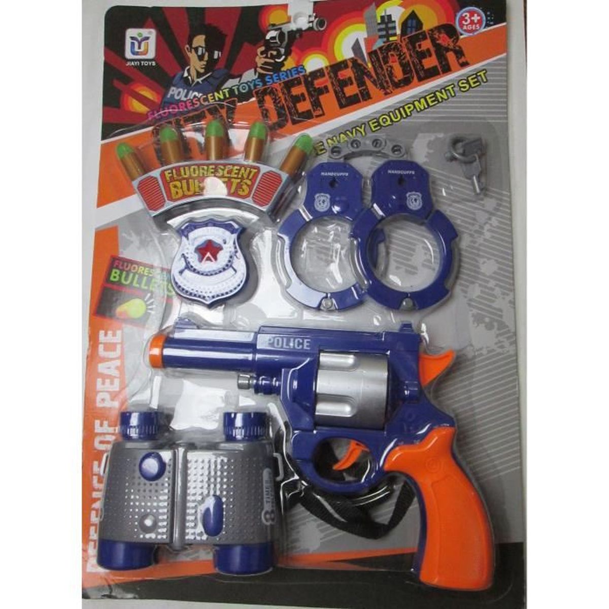 Pistolet lance balles avec 3 balles