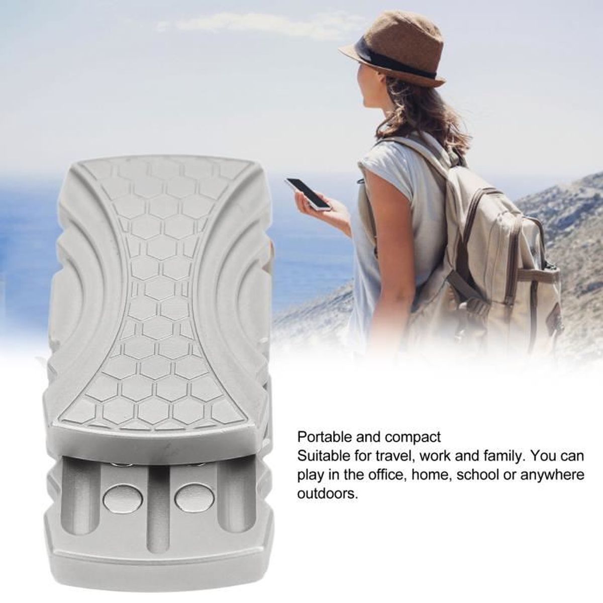 Curseur Magnétique Anti-stress - Jouet Fidget Métallique, Double Poussoir, Avec Sac De Rangement, Pour TDAH Ou Bureau
