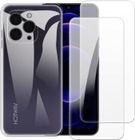 RASENA Coque pour Hotwav Note 13 Pro (6.6") + Verre Trempé , Transparent Anti-Vibration et Glisse Silicone Bumper Souple Etui Housse