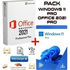 Pack logiciel - Microsoft - Windows 11 Pro + Office 2021 - 1 licence -Activation À Vie - Livraison Par Email - Facture Avec Tva