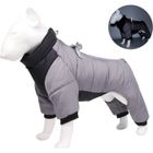 IAMS CHIEN Manteaux imperméables pour Petits Chiens pour Chiot Hiver Coupe Manteau Complet du Corps vêtements pour Chiens Veste de Neige.