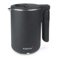 Korona 20250 Bouilloire de voyage | 0,6 litre | Idéale pour les voyages, le camping et les déplacements | 800 watts maxi 