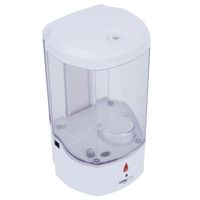 Sonew distributeur de savon mural Distributeur de savon automatique sans contact mural en ABS blanc de 800 ml pour salle de bain de