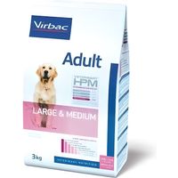 Virbac Veterinary hpm Chien Adulte Medium (+12mois 11 à 25kg) Large(+18mois +25kg) Croquettes 12kg