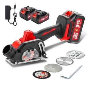 Mini Sega Mini Scie Circulaire Plongeante VONROC 500W - Avec Rail De Guidage & 3 Lames - Parfaite Pour Découpes Précises Mini Scie Circulaire Plongée