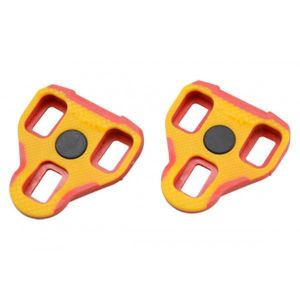 Cales Pédales NEWTON Type Look Keo - Rouges Bi-matière Angle 6° - Paire Neuve