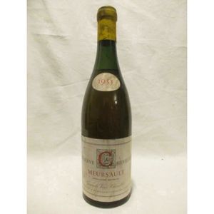 VIN BLANC meursault chevillot blanc 1955 - bourgogne france