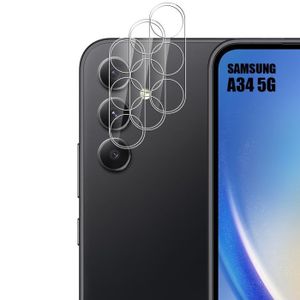 SPARIN Verre Trempé pour Samsung Galaxy A34 5G 6,6 pouces, 2 Vitre  Protecteur avec 2 Caméra Protection écran pour Samsung A34 5G, Anti-rayures  : : High-Tech