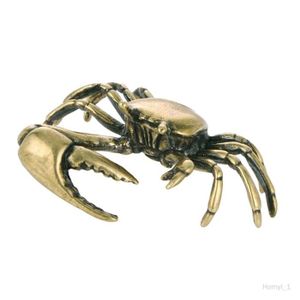 Figurine décor gâteau Figurine de crabe en laiton, ornement Animal, Vint