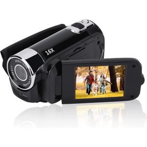 CAMÉSCOPE NUMÉRIQUE Caméra vidéo numérique 720P 16MP Full HD Rotation 