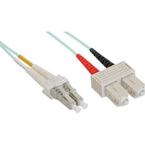 LogiLight Fibre Optique oM4 câble Patch 50//125µ LC-SC 1 m