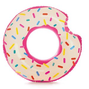 BOUÉE - BRASSARD Bouée Gonflable Tube Donut - INTEX - Ø 94 x 23 cm - Rose - Pour Enfants de Plus de 9 Ans