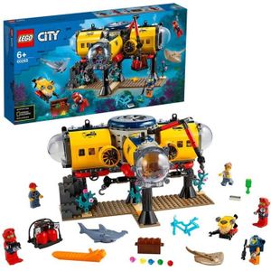 ASSEMBLAGE CONSTRUCTION LEGO® City 60265 La Base d'Exploration Océanique, 