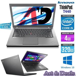 Vente PC Portable Lenovo ThinkPad T440 14" Core i5 HDD 320Go 4Go pas cher Vente PC Portable Lenovo ThinkPad T440 14" Core i5 HDD 320Go 4Go pas cher
