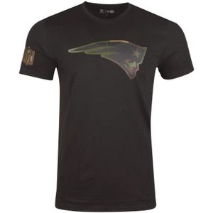 T-SHIRT MAILLOT DE SPORT T-shirt NFL New England Patriots noir / wood camo - New Era - Homme - Football américain - 100% coton