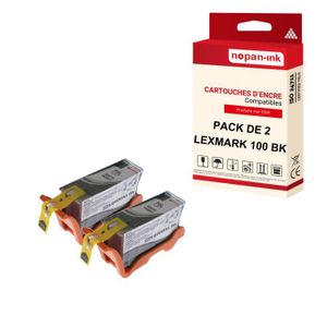 5 Cartouches D'encre Compatibles Lexmark Interpret S405 - Pack 100 XL + 100 XLB