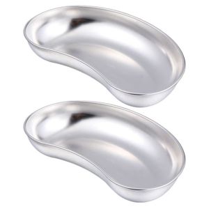 SUPVOX Plateaux médicaux en Acier Inoxydable Tatouage Instrument Chirurgical Dentaire Instrument de Laboratoire Piercing Instrument Fournitures 