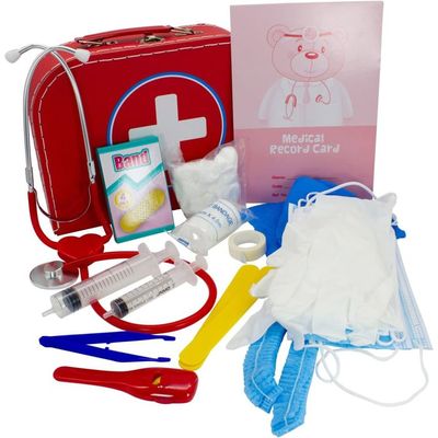 Fisher-Price HYH26 Trousse de médecin pour jeux de rôle pour enfants de maternelle, 7 pièces, jouet de déguisement pour enfants à partir de 3 ans
