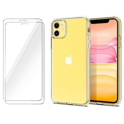 seacosmo Coque iPhone 11, Antichoc Housse [avec 9H Dureté Verre Trempé