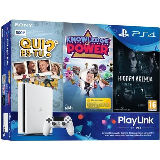 Sony PlayStaton 4 Slm Qu es Tu + Knowledge s Power + Hdden Agenda