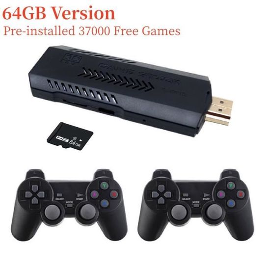 Console De Jeux Rétro LAISHUNN 30 000+ Jeux - 40+ émulateurs, 2 Manettes Sans Fil, Sortie HDMI 4K - Plug & Play, Cadeau Familial