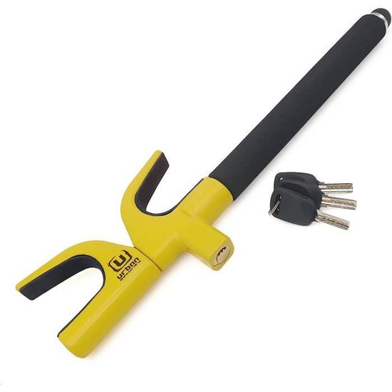 Antivol Volant KRASER KR882Y - Câble Acier 10.5mm, Ceinture Sécurité, Visible