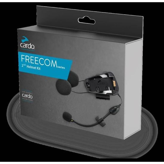 Kit D'extension Pour Casque Cardo Freecom/Spirit 2nd - Noir, Compatible, Neuf