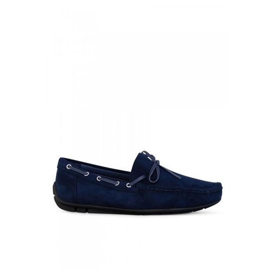 Mocassins à Enfiler Pour Homme - Velours, Semelle Caoutchouc, Confortables - 8