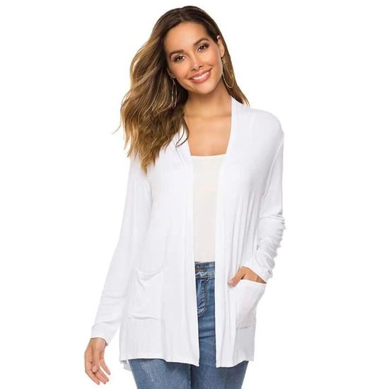 Cardigan à manches longues pour filles - WHITE | The Children's Place CA