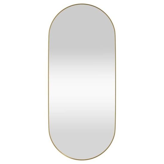 Miroir mural doré 60 x 90 cm PALI