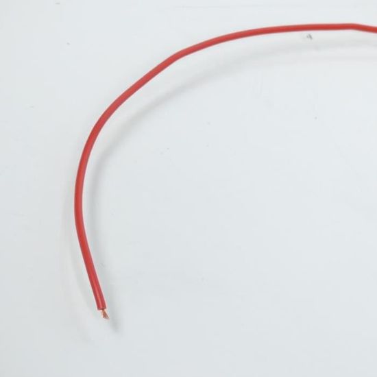 Fil électrique rouge multibrin 12/10 1mm² x 1m pour faisceau auto moto ...